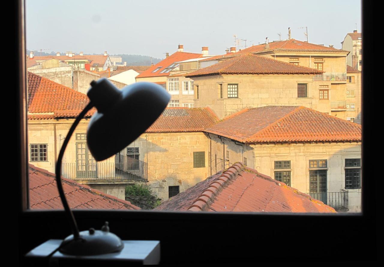 Excelentes Vistas En La Plaza De La Verdura Pontevedra Luaran gambar
